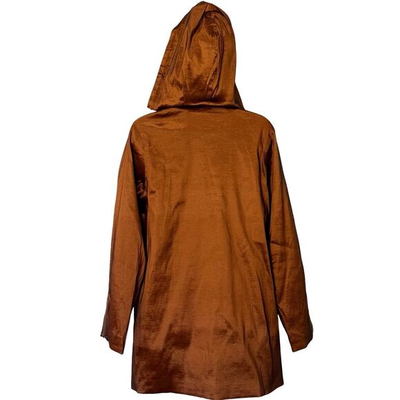 Mycra Pac Copper Metallic Full Zip Water Resistant Jacket sz 0 P Petite NEW Tags - Picture 11 of 16